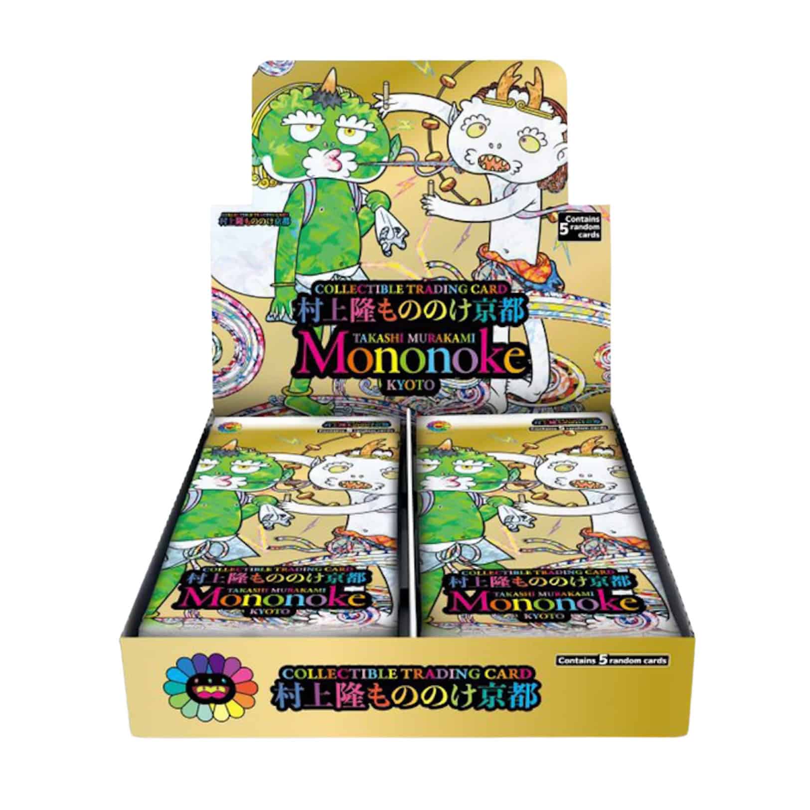 村上隆 もののけ京都Mononoke 英語版 KYOTO 1カートン 12BOX Mononoke Kyoto Collectible Trading Card Box (English edition)