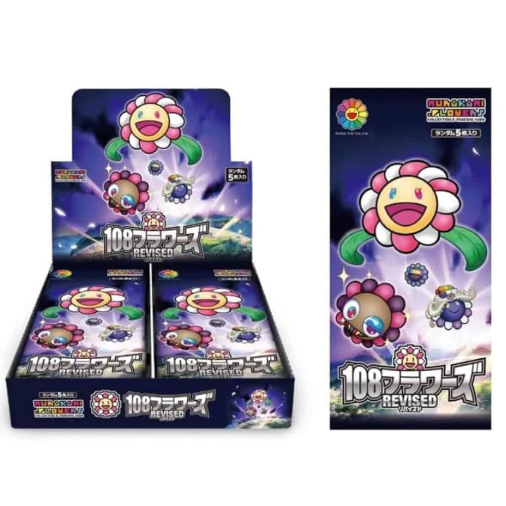 Brightly colored flower characters from Takashi Murakami's art collection. Limited edition Japanese.