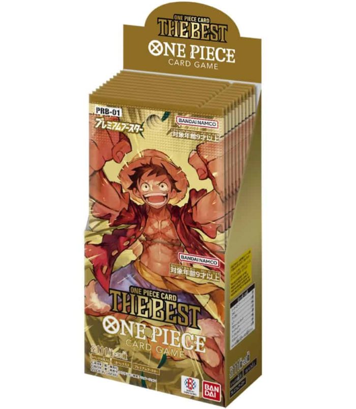 High-quality One Piece Card Game booster box featuring Luffy from the Japanese edition.
