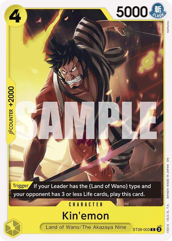 Yamato ST-28 Japanese One Piece Card Game Starter Deck High-quality collectible card from the One Piece Japanese edition.