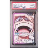 Monkey D. Luffy 2024 One Piece Japanese card in PSA 10 condition, featuring vibrant artwork and coll.