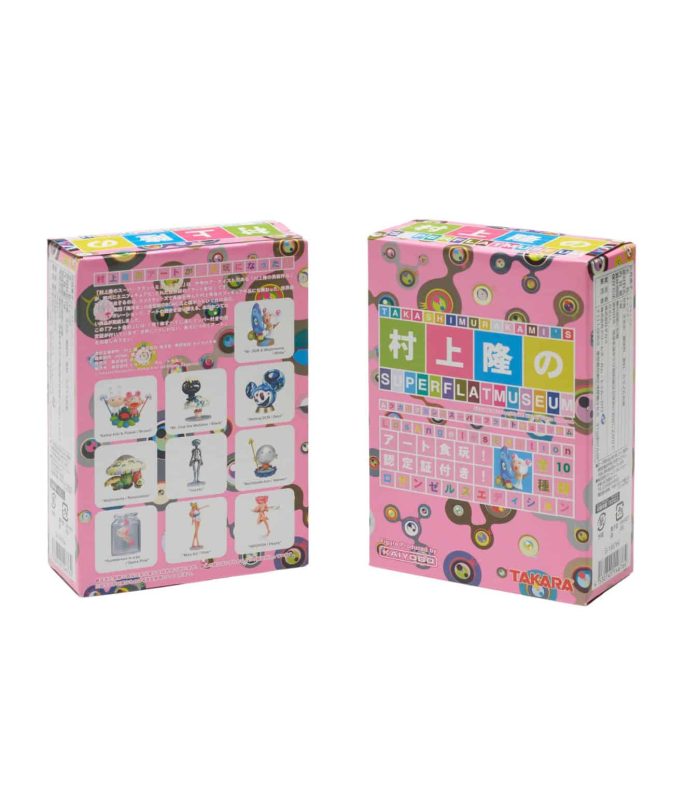 Kaiyodo Takara x Takashi Murakami Superflat Museum collectible figures set.