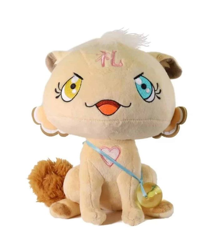 Takashi Murakami Kakai Kiki 6HP Doll Jin Cute Kakai Kiki plush doll inspired by Takashi Murakami's artwork.