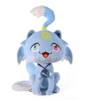 Kakai Kiki plush doll inspired by Takashi Murakami's artwork, featuring vibrant colors and unique de.