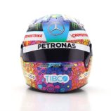 Helmet with Takashi Murakami artwork for Lewis Hamilton 2022 F1 season.