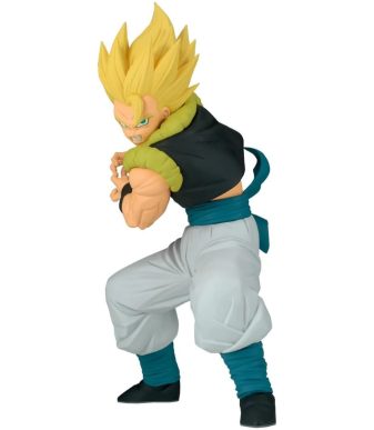 Gogeta Super Saiyan Grandista figure from Dragon Ball Super by Banpresto, highly detailed collectibl.