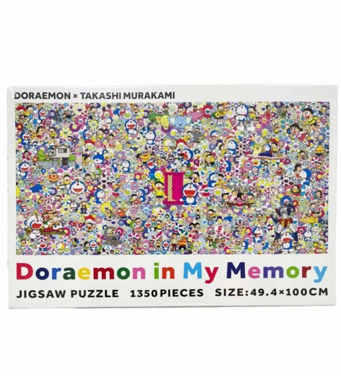 Takashi Murakami x Doraemon - In My Memory Jigsaw Puzzle Doraemon and Takashi Murakami collaboration puzzle featuring colorful characters, 1350 pieces, perfe.