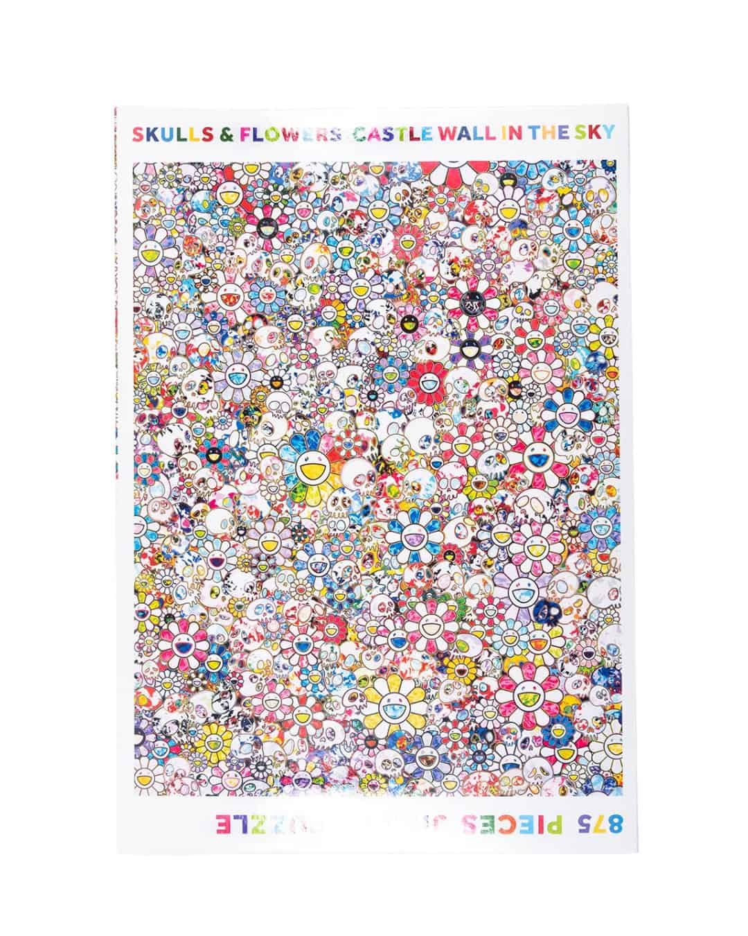 Takashi Murakami - SKULLS & FLOWERS Jigsaw Puzzle