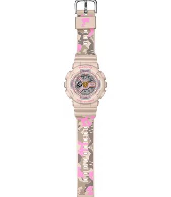 Pink Baby-G watch with Pikachu design, limited edition collaboration.