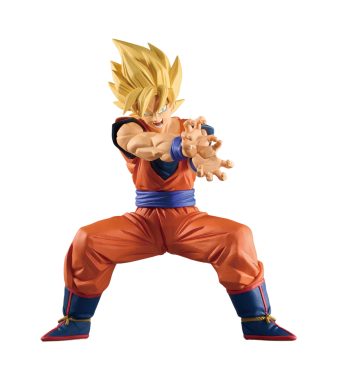 Goku SSJ II Grandista figure from Dragon Ball Z, highly detailed collectible for anime fans.
