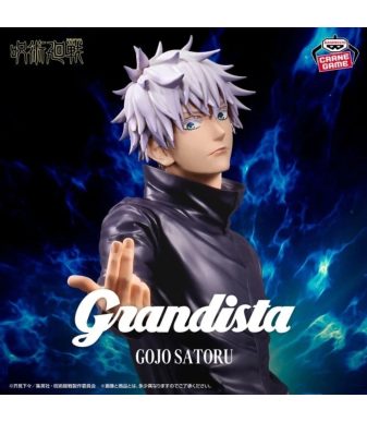 High-quality Gojo Satoru Grandista figure from Jujutsu Kaisen by Banpresto.