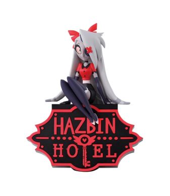 Vaggie Monitor Top Figure from Hazbin Hotel, Pink Ver., by Banpresto.