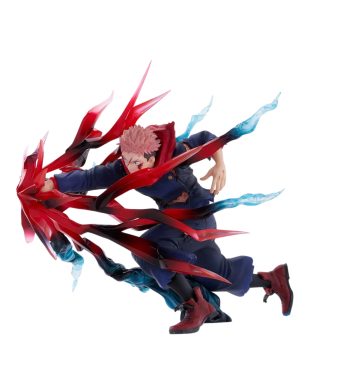 Yuji Itadori Luminasta figure from Jujutsu Kaisen by SEGA, featuring dynamic pose and vibrant energy.