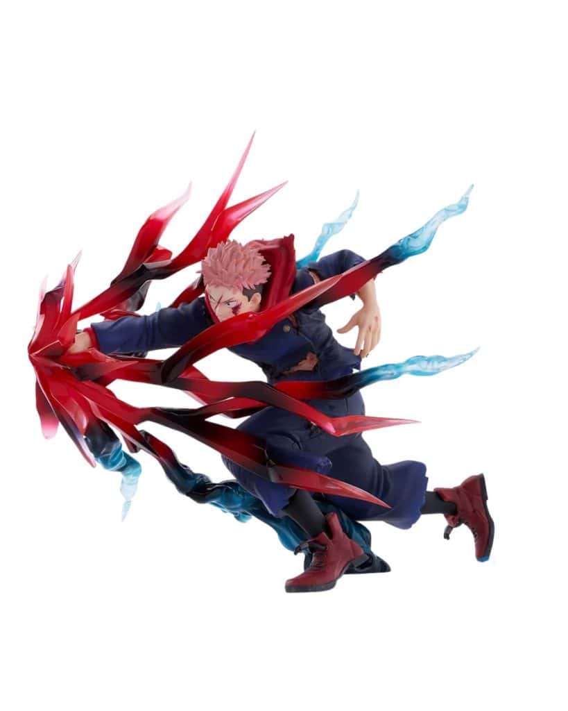 Yuji Itadori Luminasta figure from Jujutsu Kaisen by SEGA, featuring dynamic pose and vibrant energy.