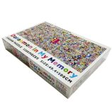 Colorful Doraemon-themed jigsaw puzzle with 1350 pieces.