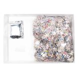 Takashi Murakami skulls and flowers jigsaw puzzle with vibrant colors and intricate design.