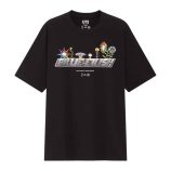 Black Billie Eilish x Takashi Murakami collaboration T-shirt with vibrant floral design.