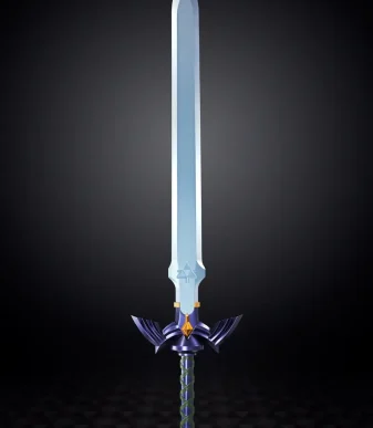 Fantasy sword with glowing blade and ornate hilt, ideal for collectors.