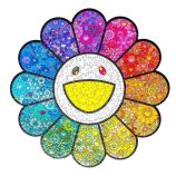 Bright, vibrant puzzle featuring a cheerful flower with a smiling face, perfect for kids and collect.