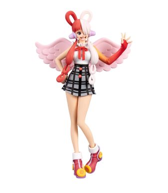 Uta DXF figure from The Grandline Series, inspired by One Piece Film Red, featuring vibrant colors a.