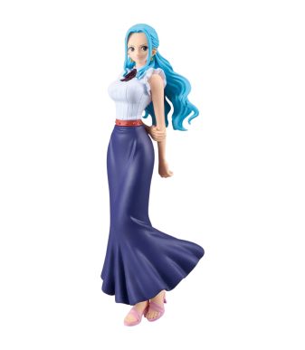 Nefertari Vivi DXF figure from Banpresto's Grandline Series, detailed collectible anime figure.