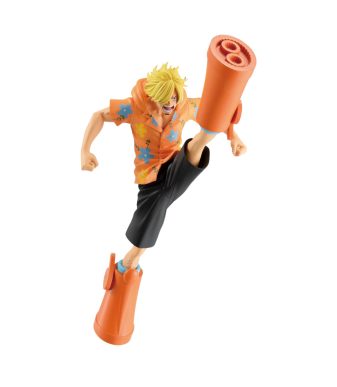 High-quality Sanji II action figure from One Piece, part of the Battle Record Collection by Banprest.