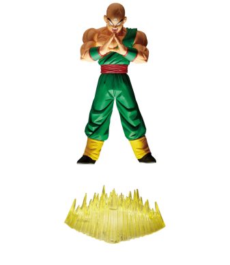 High-quality Tenshinhan G x Materia figure from Dragon Ball Z by Banpresto.