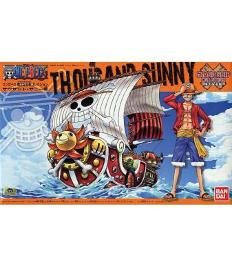 Thousand Sunny ship model kit from One Piece, perfect for collectors and fans of the anime series.