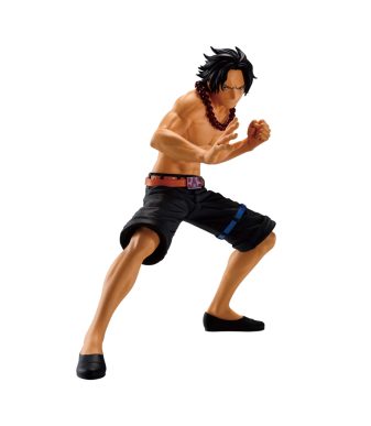 Portgas D. Ace figure from One Piece, detailed collectible by Banpresto.