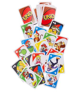 High-quality UNO card game featuring classic Mario characters, perfect for collectors and family gam.