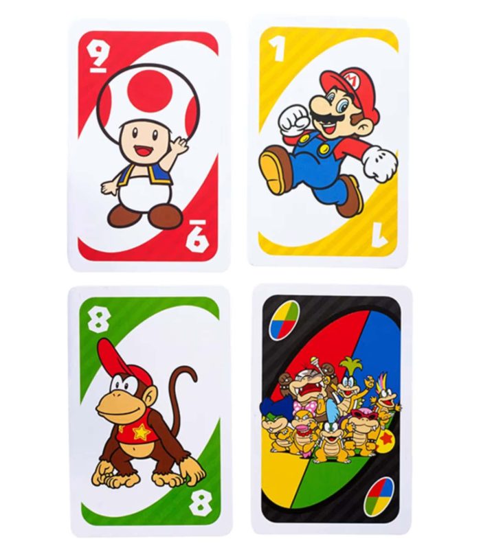 Rare Nintendo Mario and Super Mario character trading cards set.