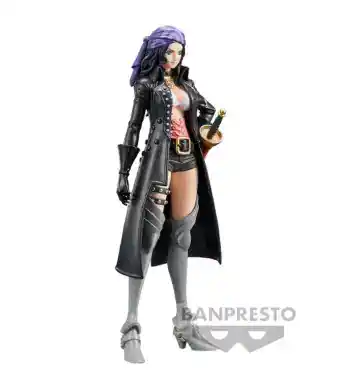 Nico Robin DXF The Grandline Lady Figure from One Piece, Banpresto collectible toy.