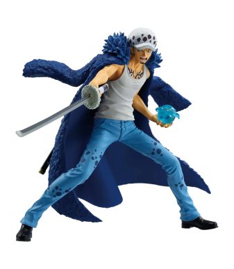 Detailed Trafalgar Law action figure from One Piece by Banpresto, perfect for collectors.