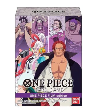 One Piece film edition starter deck for card game enthusiasts.
