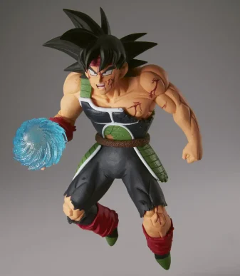 High-quality Bardock G x Materia action figure from Dragon Ball Z, featuring dynamic pose and detail.