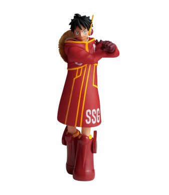 Luffy Egghead Ver. figure from One Piece, Banpresto collectible toy.