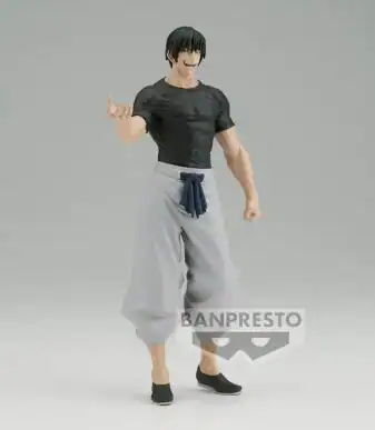 Toji Fushiguro figure from Jujutsu Kaisen by Banpresto, detailed collectible anime figure.