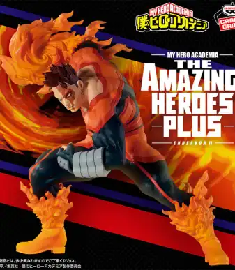 Endeavor II figure from My Hero Academia, Banpresto collectible toy.