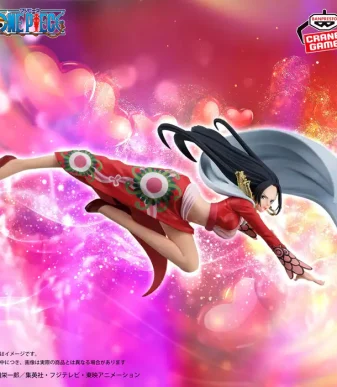 Anime character figure of Boa Hancock in dynamic pose from One Piece series.