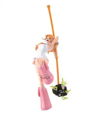 Nami figure from One Piece Battle Record Collection by Banpresto.