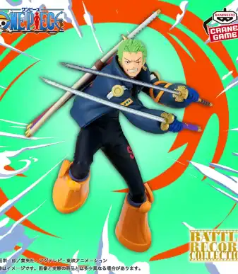 Roronoa Zoro Egghead Ver. Battle Record Collection figure from One Piece, Banpresto.