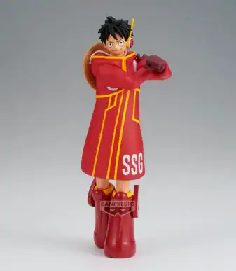 Monkey D. Luffy Egghead Ver. collectible figure from One Piece by Banpresto, featuring detailed desi.