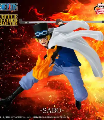 High-quality Sabo figure from One Piece, perfect for collectors and fans of the series.