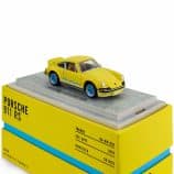 Detailed Porsche 911 RS diecast model on display.