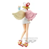 Detailed Uta DXF The Grandline Lady figure from One Piece, by Banpresto, featuring vibrant colors an.