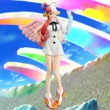 Uta DXF The Grandline Lady figure from One Piece by Banpresto, featuring vibrant colors and detailed.