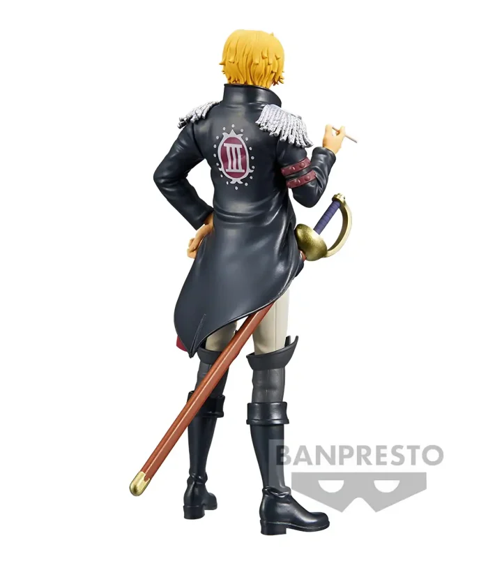 Sanji DXF The Grandline Men Film Red Figure Sanji DXF figure from One Piece Film Red, Banpresto collectible toy.