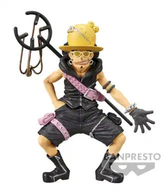 Detailed Usopp DXF The Grandline Men Figure from One Piece, by Banpresto.