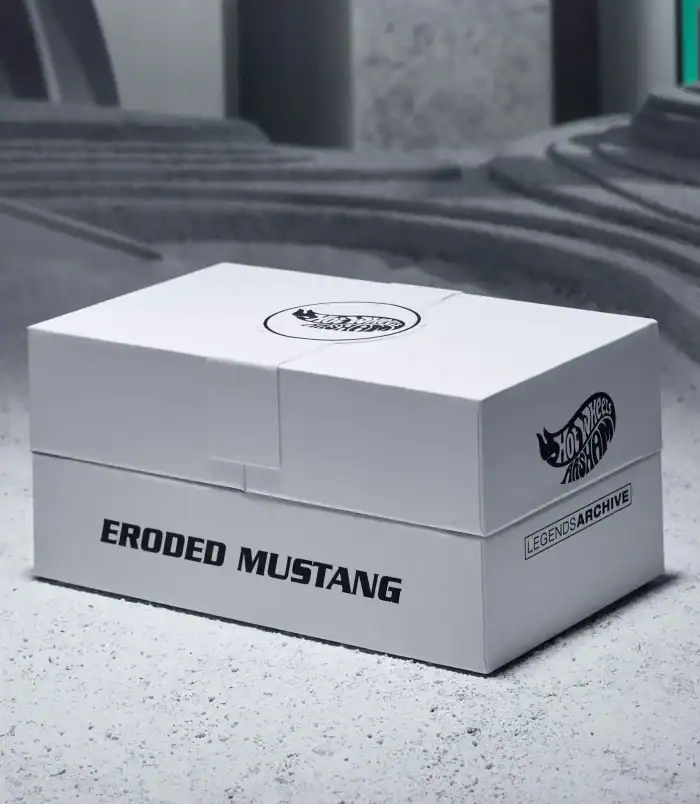 Eroded Mustang Collectible Box Eroded Mustang collectible box with vintage design, perfect for car enthusiasts and collectors.